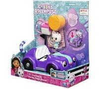 Gabby's Dollhouse Gabby et la Maison Magique - Gabby Dollhouse - Véhicule Chabriolette - Voiture Avec 1 Figurine Et 2 Accessoires - Dessin Animé Jouet Maison De Poupée - Jouet Enfant 3 Ans Et +