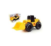 MGM Tractopelle 25 cm – Friction lumineuse – Piles incluses – Jaune