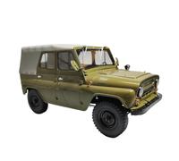 Véhicule De Commandement Tout-Terrain Léger UAZ-469 Modèle en Alliage Miniature Militaire Échelle 1/18 Miniature De Collection