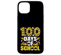 Véhicule de Construction 100 Jours d'école pour Tout-Petits garçons Enfants Coque pour iPhone 15 Plus