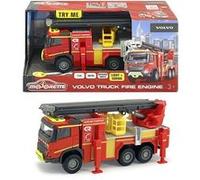 Voiture Majorette - Véhicule De Pompiers Gs Volvo 19 Cm 1/43 Ème
