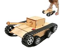 Véhicule de réservoir | Véhicule de réservoir de montage manuel, Modèle Crawler électrique, Petits trucs en bois, Activité d'apprentissage pédagogique