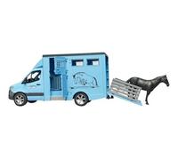 bruder "MB Sprinter transporteur d''animaux avec cheval, Modèle réduit de voiture"