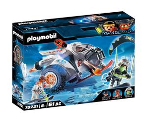 Véhicule des Neiges Spy Team - Playmobil Top Agents pour Aventures Épiques