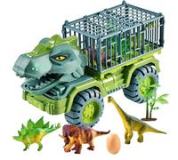 Véhicule D'ingénierie Dinosaure Pour Enfants, Jouet De Grande Taille, Voiture De Transport, Pelle, Grue De Décharge, Cadeau De Noël Éducatif