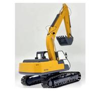 Véhicule D'ingénierie en Alliage Modèle réduit d'excavatrice XE215DA à l'échelle 1:35, Cabine Jaune, Rotation 360°, en métal moulé sous Pression, réplique d'engin de Chantier