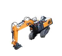 Véhicule D'ingénierie en Alliage Pelleteuse télécommandée en Alliage 2,4 GHz à l'échelle 1:20, Camion chenillé électrique, modèle réduit de véhicule Chantier. Batterie Non Incluse