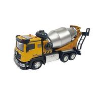 Véhicule D'ingénierie en Alliage Voiture Miniature 1:40 à rétrofriction avec lumières et Sons : bétonnière, excavatrice, Camion de Chantier, Jouet en Alliage, Cadeau(Mixer)