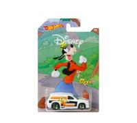 Vehicule Dingo Fandango pour Hot Wheels - Collection Mickey 90eme Anniversaire - Set Voiture Miniature Blanche 1:64 avec 1 Carte Tigre - Enfant
