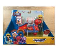 Véhicule Dino - JAZWARES - Jon & Blitz - Chapeau amovible - Multicolore - Pour enfants à partir de 3 ans