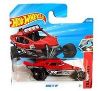 Vehicule dune it up 1:64 metal rouge - buggy de course tout terrain offroad - hot wheels track aces - set jouet + carte Rouge