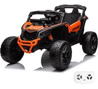 Véhicule électrique 12V - Can-Am Maverick R - 1 à 6 ans - 4x4 - avec télécommande - Orange