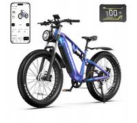 Véhicule Électrique Duotts E26 Bafang 20ah Samsung 26" 55km/H 120km+Pl Facile À Transporter Parking Bleu Multicolore