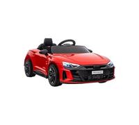 HOMCOM Voiture électrique Enfant 12 V - véhicule électrique avec télécommande parentale fournie - V. Max. 5 Km/h - Effets sonores, Lumineux - Audi RS E-tron GT Rouge