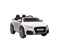 Véhicule électrique enfant TT RS 12 V 35 W V. max. 3 Km/h télécommande effets sonores + lumineux blanc Blanc G