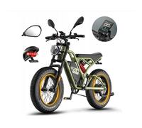 Véhicule électrique-FAFREES-F20 ULTRA-1200W-48V 25Ah-Autonomie : 80 à 100 kilomètres-Vert