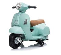 Mini vespa GTS électrique et lumineux - Vert d'eau