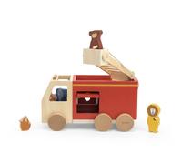 Camion de pompier en bois