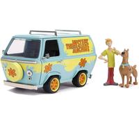 Véhicule En Métal Die Cast Scooby-Doo Mystery Machine 1:24 Avec Figurines