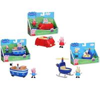 Jouet - Peppa Pig - Assortiment de petits véhicules - Figurine incluse - Multicolore - Intérieur
