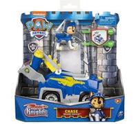 PAT' PATROUILLE RESCUE KNIGHTS - VÉHICULE + FIGURINE CHEVALIER CHASE - Rejoins Pat' Patrouille Mission Chevalier avec Chase & Véhicule Pat' Patrouille Dragon Lance-Projectile - Jouet Enfant 3 Ans +