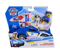 Paw Patrol – Véhicule figurine Chase Search & Rescue Mission – à collectionner – 3 ans et +