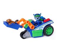 Paw Patrol - Pat Patrouille Mission Détectives - Véhicule Figurine Rocky