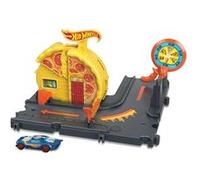 Véhicule et Piste Speedy Pizza Hot Wheels Modèle Réduit à l'Échelle 1/64 Mattel Multicolore Multicolore G