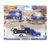 Véhicule et Transporteur Hot Wheels Camion et Petite voiture Modèle aléatoire G