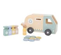 Véhicule éveil camion poubelle en bois Beige G