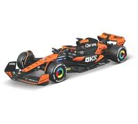 Véhicule F1 McLaren MCL38 Miami Piastri avec casque