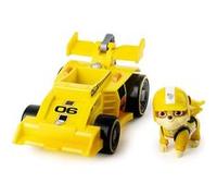 PAW Patrol , Ready, Race, Rescue, Véhicule de luxe Race & Go de Ruben avec effets sonores, pour les enfants à partir de 3 ans