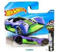 Vehicule futurismo 1:64 - hot wheels collection 2025 - supercar pour piste et circuit - set voiture de course et carte