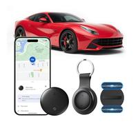Véhicule G-PS Tracker pour voitures - Tracker de localisation en temps réel avec localisation de mon application (iOS uniquement), pas de souscription ou de carte SIM requise, mini voiture avec alarme