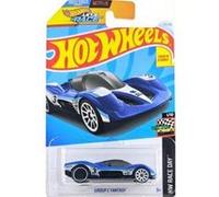 Vehicule hot wheels : group c fantasy - collection race day - set voiture miniature lets race bleu et blanc 1:64 - enfant