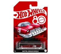 Hot Wheels Mattel Dream Mobile Édition Collector 80e anniversaire Modèle voiture moulée sous pression Rouge