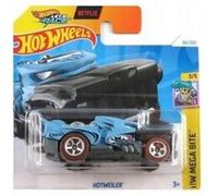 Vehicule hotweiler 1:64 mega bite - hot wheels collection attaque extreme - nouveaute - set petite voiture + carte