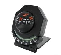 Véhicule intérieur pour boussole pour la vérification manuelle de l'itinéraire et l'orientation lors de la navigation avec disposition haute visibilité