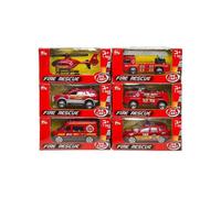 Vehicule Intervention Secours De Pompiers 1:64 En Plastique Et Metal Fire Rescue Die Cast Aleatoire 985-19434 Jeu Jouet Enfant Miniature