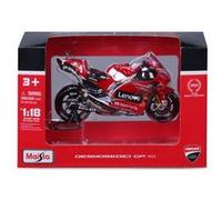 Maisto Moto miniature 1/18 Ducati Lenovo Team 2022 n°63 Bagnaia - Licence Officielle - 3 ans+