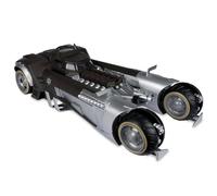 Véhicule - MCFARLANE - Batmobile White Knight - Détails incroyables - Compatible figurines - Auvent ouvrant