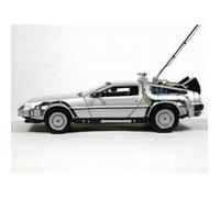 Véhicule Métal DELOREAN 1 Retour vers le Futur I au 1/24