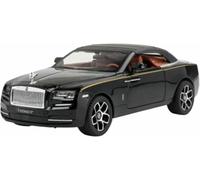 Véhicule métal moulé sous Pression pour Rolls Royce Dawn modèle réduit Voiture Alliage l'épour Chelle 1:24 Simulation Dynamique Jouet Collection Objet d'exposition Cadeau(Noir)