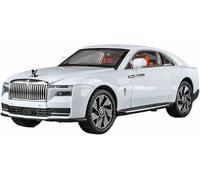 Véhicule métal moulé sous Pression pour Rolls Royce Spectre modèle réduit Voiture Alliage l'épour Chelle 1:24 Simulation Dynamique Jouet Objet Collection Cadeau(Blanc)