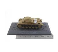 Véhicule Militaire en Alliage pour Char Pz.Kpfw.II Ausf.C Type C Échelle 1/43 Modèle Réduit Véhicule Jeu Affichage Scène