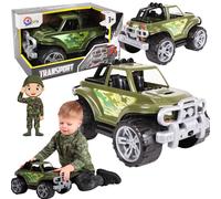 VÉHICULE MILITAIRE TOUT-TERRAIN VOITURE CAMO SUV TOUT-TERRAIN GROSSES ROUES