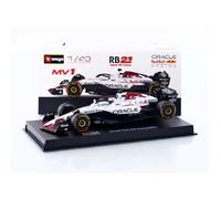 Véhicule miniature 1/43 - BBURAGO - Red Bull RB21 (Winner Japan GP 2025 M. Verstappen) - White/Red - Réplique