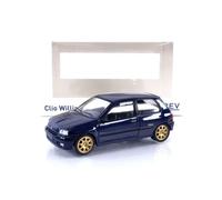 Véhicule miniature 1/43 - Renault Clio Williams 1993 - Bleu métallisé - Édition collection - Norev