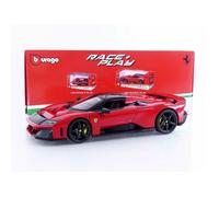 BBurago Voiture miniature métal 1/18 - Ferrari F80 Rouge - Modèle réduit très détaillé