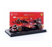 Véhicule miniature de collection - BBURAGO - Ferrari SF-24 - Winner Monaco GP 2024 (C. Leclerc) - Échelle 1/43